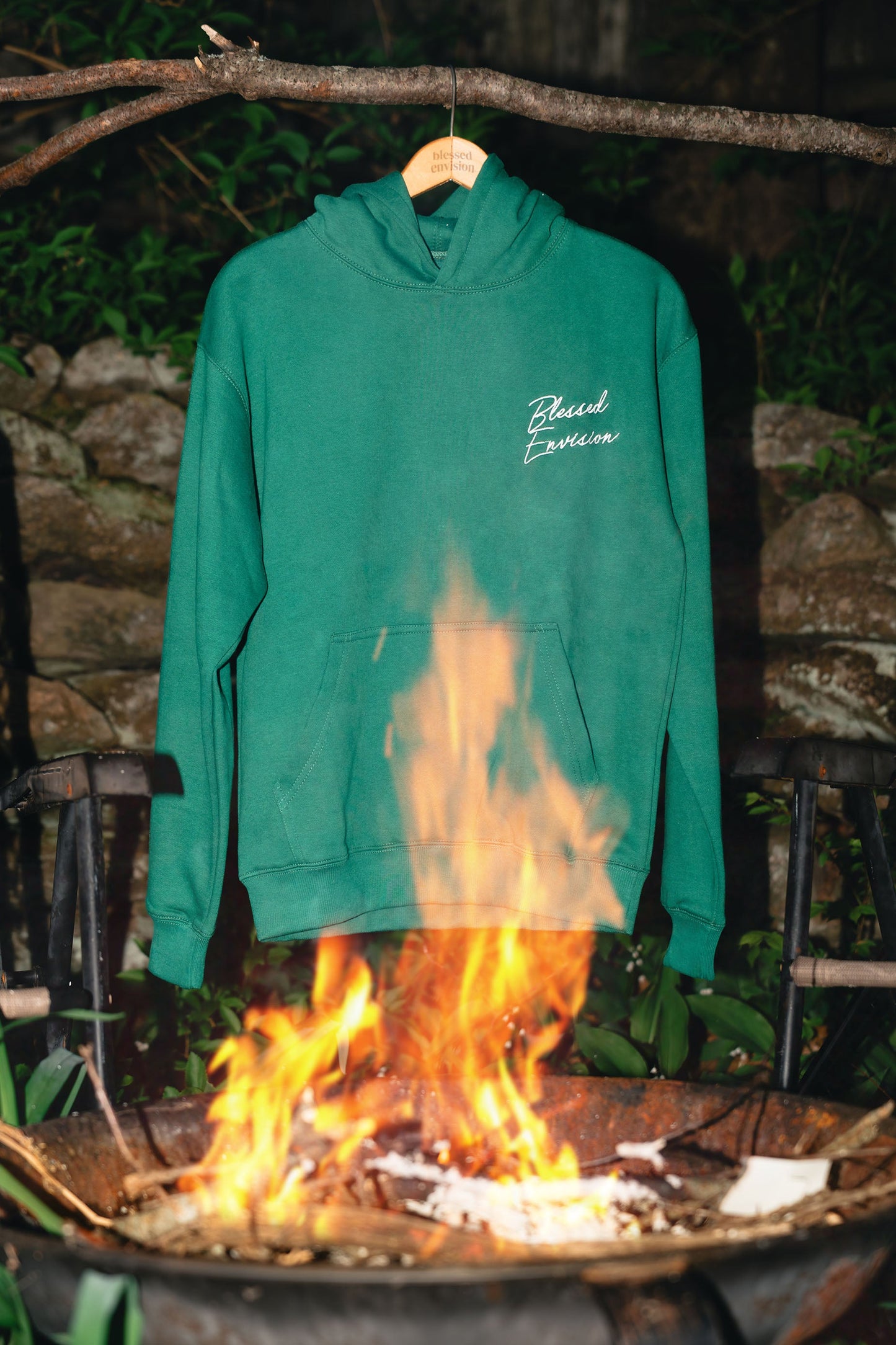 Script Fleece Hoodie