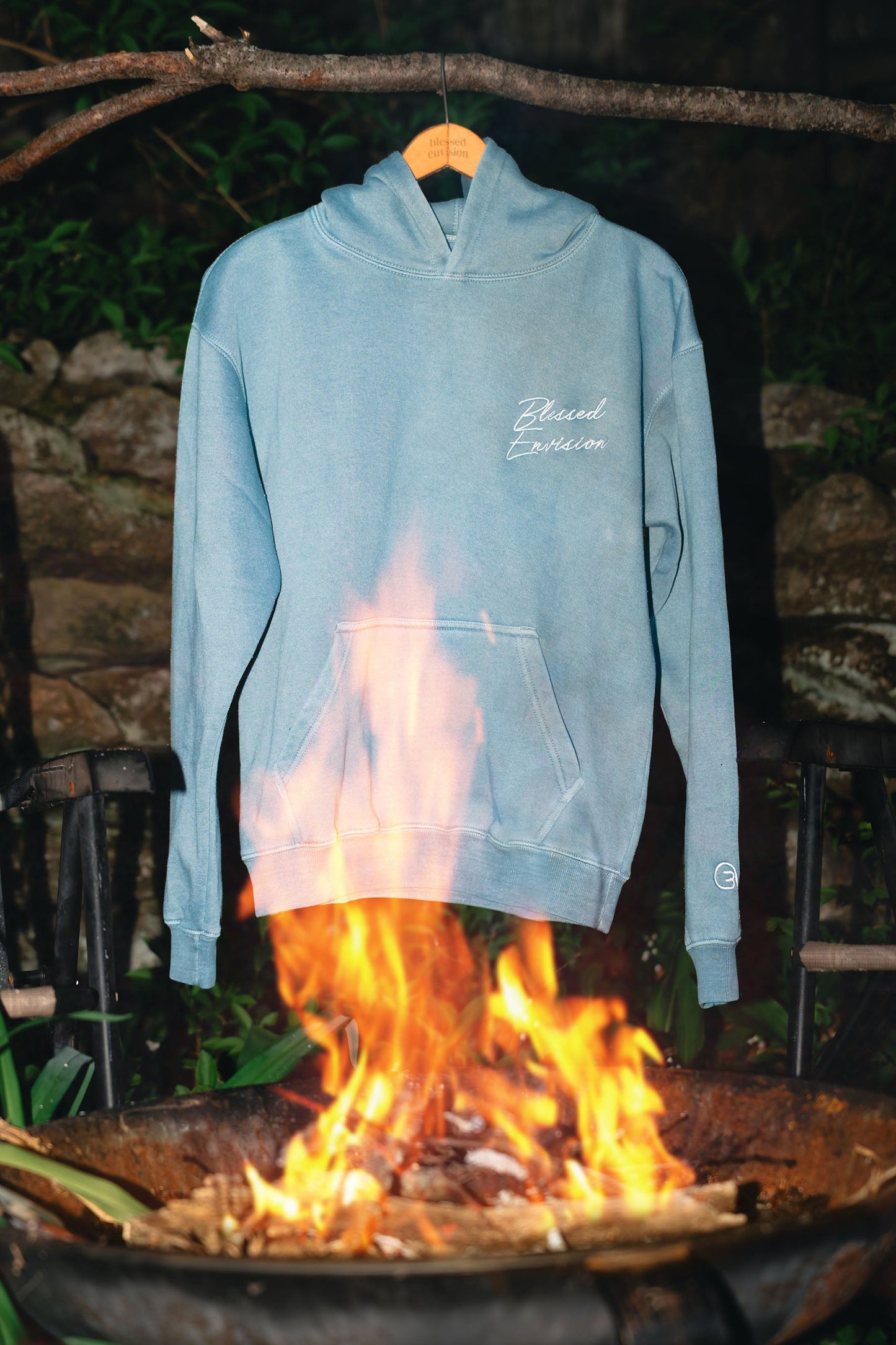 Script Fleece Hoodie