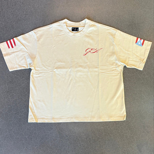 GA Cross Tee - Cream